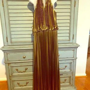 MSK Stunning gold gown
